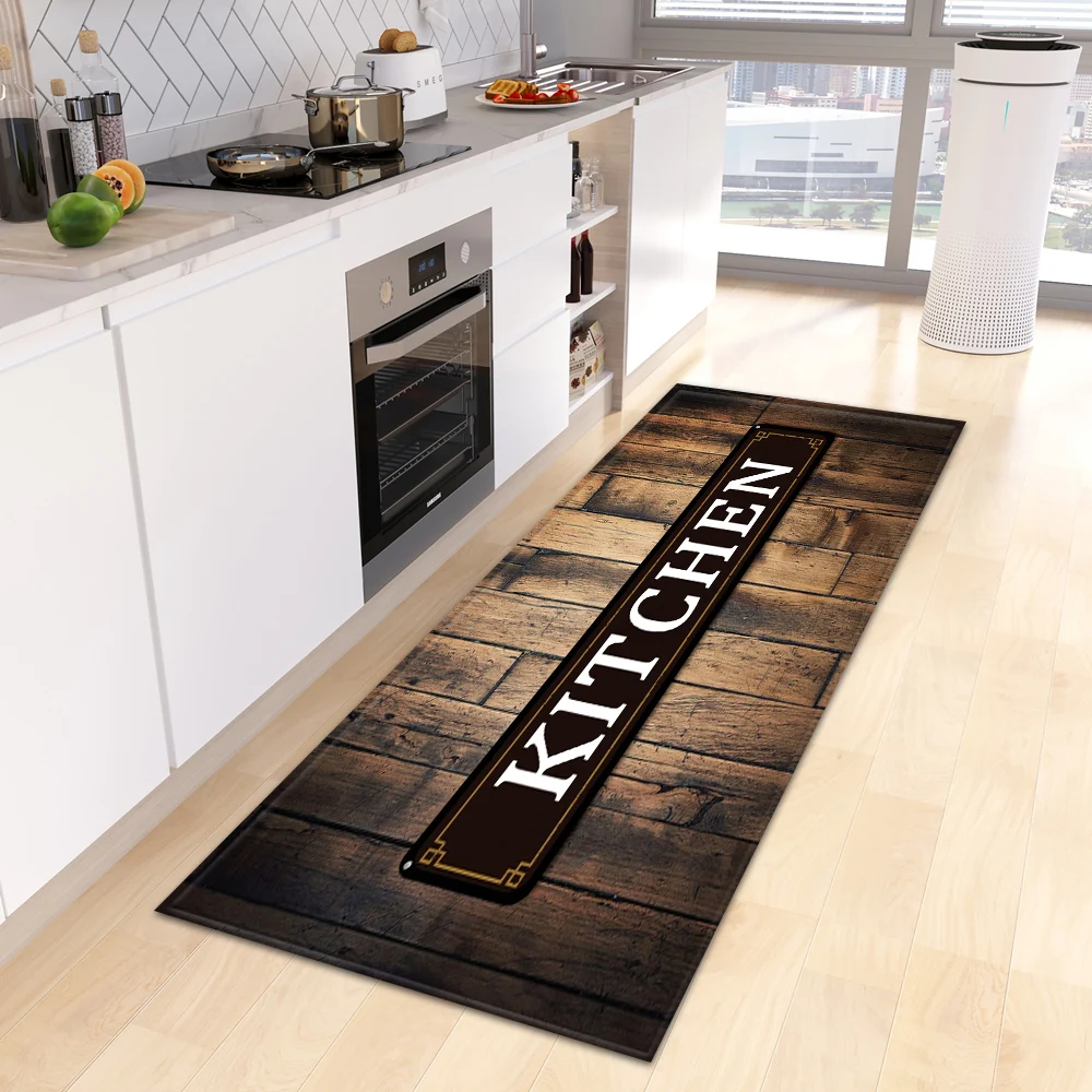 Commercial Kitchen Zones - Alfombra de corredor con tema de