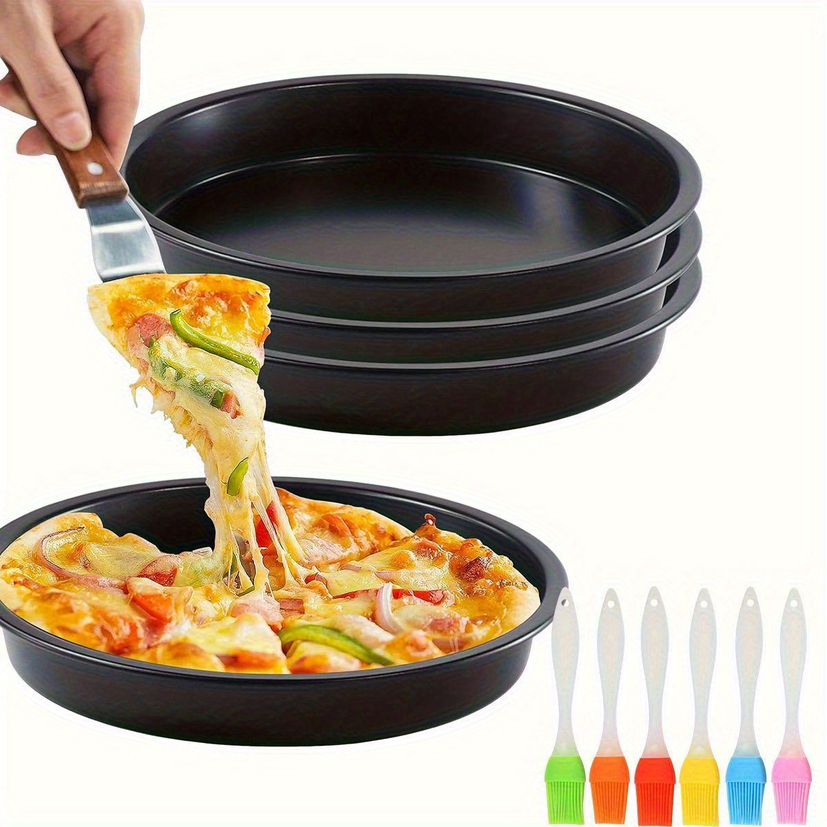 Pizza Conveyor Oven - Bandeja para Pizza Antiadherente de 6/8/9/10