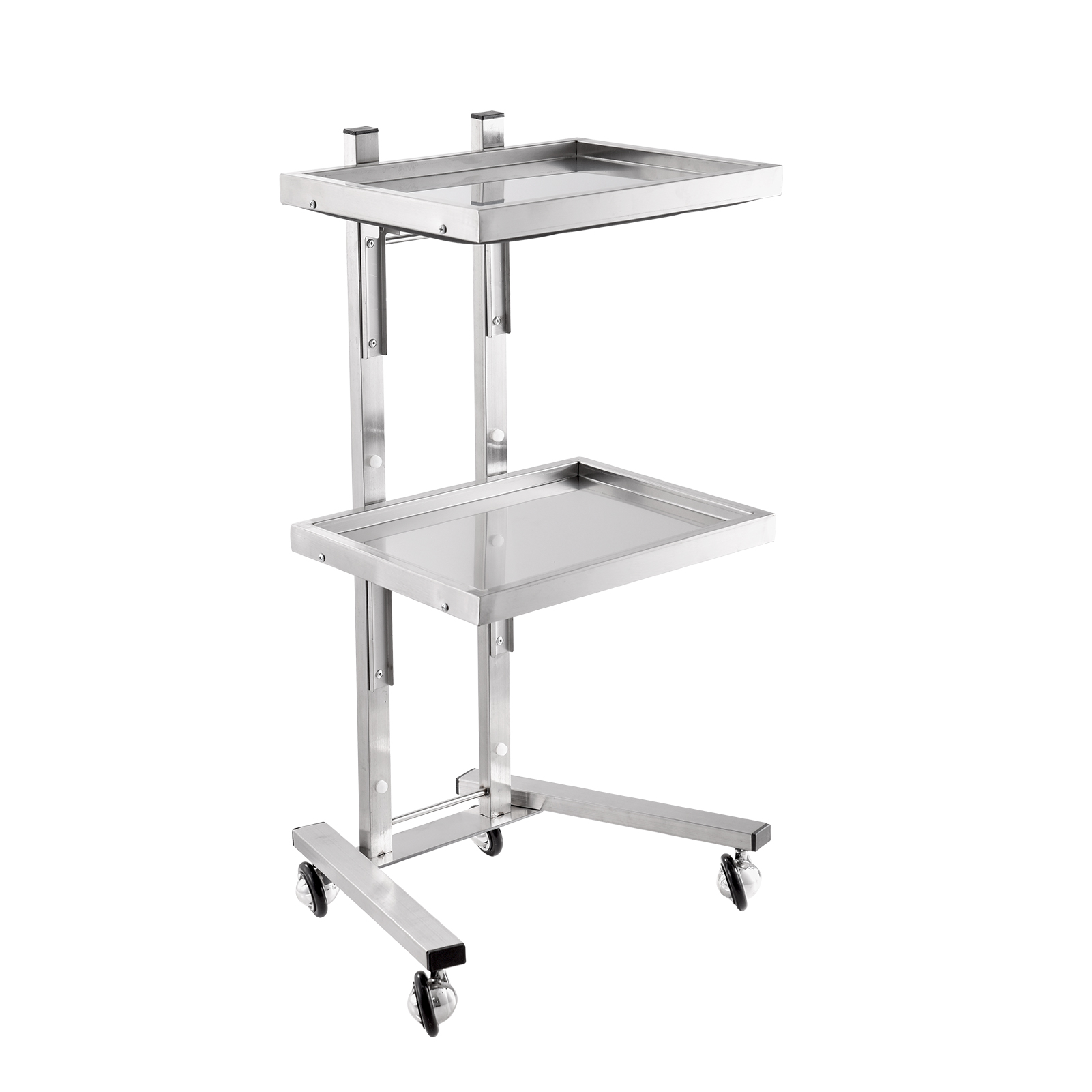 Commercial Kitchen On Wheels - Carrito Rodante Plateado para Salón, Carrito