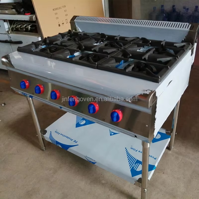 Commercial Kitchen Stove - Equipo de Cocina Comercial Profesional, Estufa