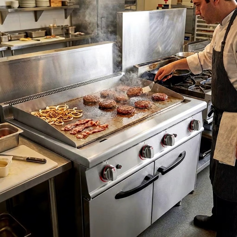 Commercial Kitchen Zones - Sartén comercial de doble zona de