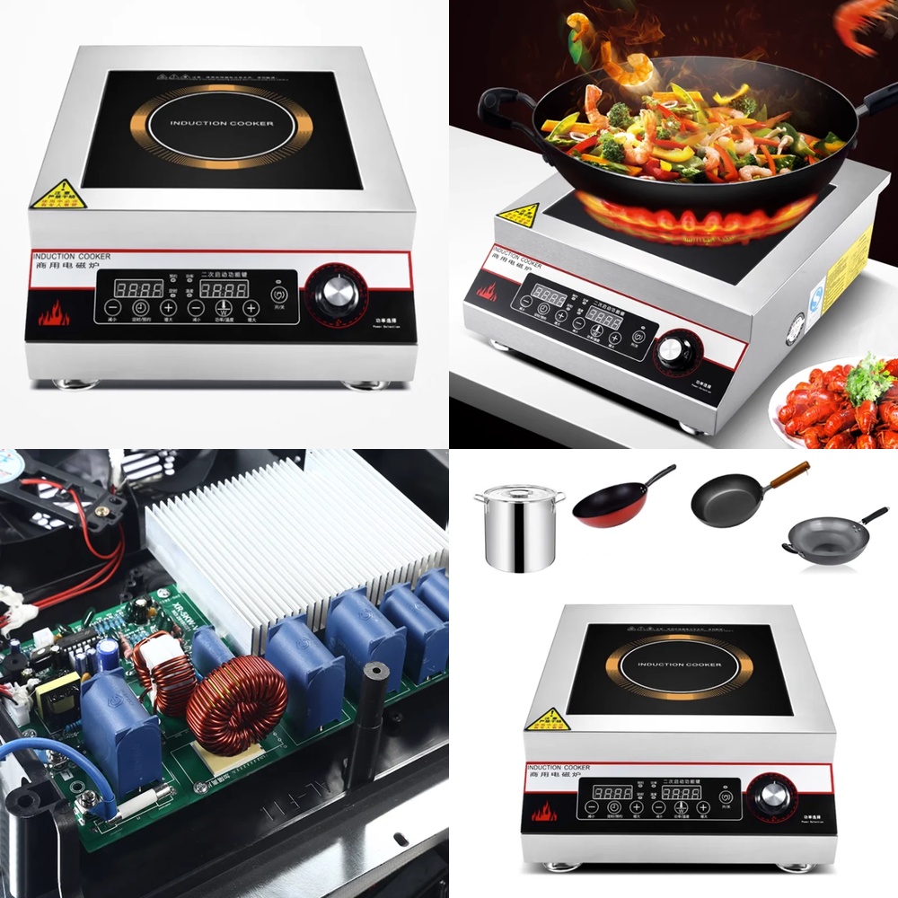 Commercial Kitchen Zones - Placa de Inducción de 5000W para