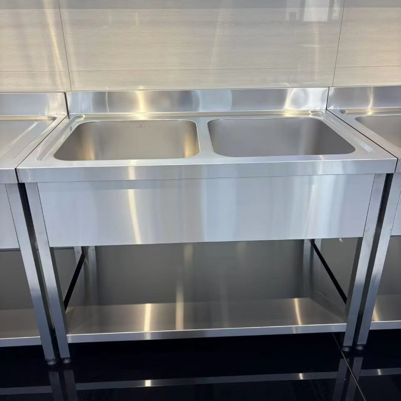 Mesa de fregadero de acero ino - Commercial Kitchen Zones reseña y precio