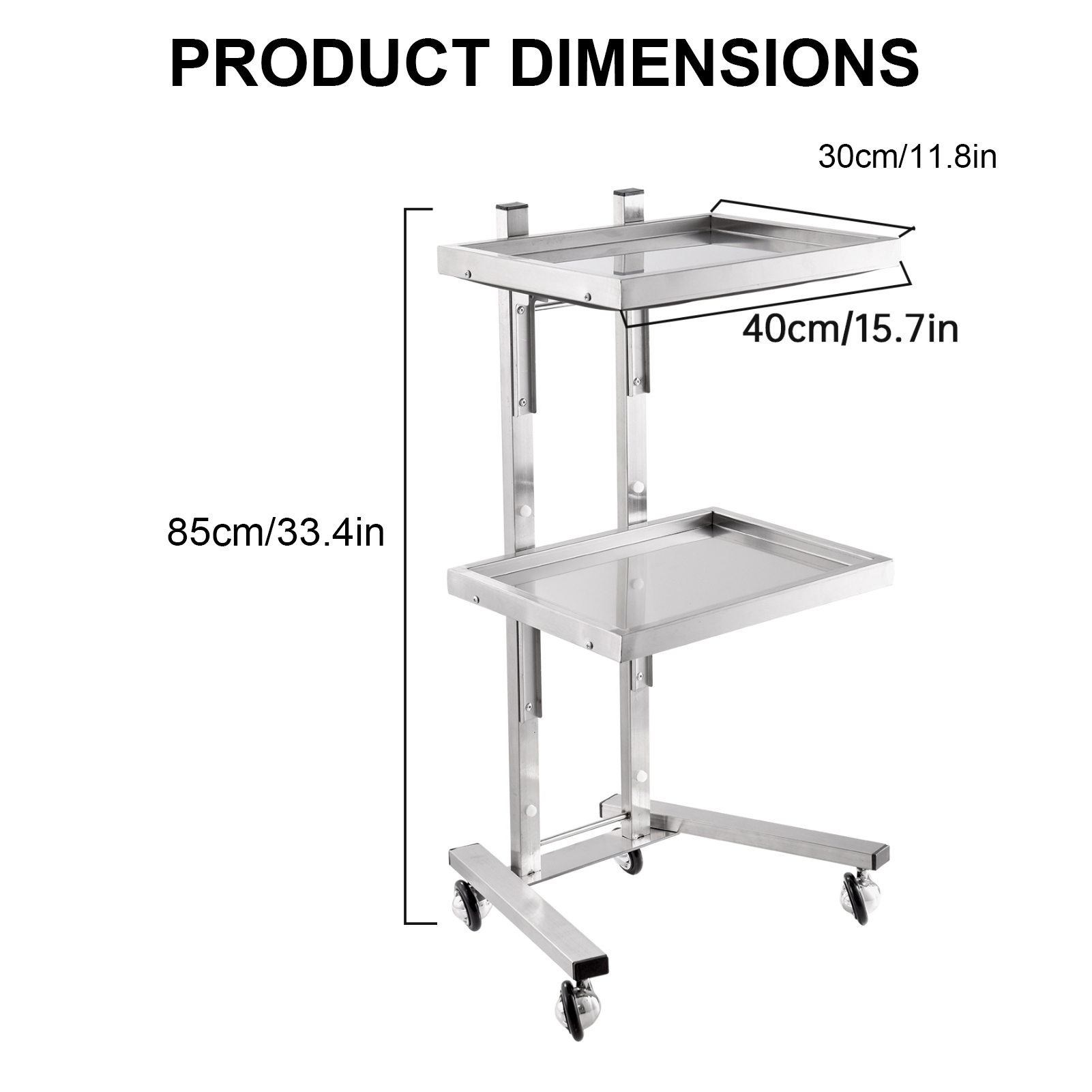 Carrito Rodante Plateado para  - Commercial Kitchen On Wheels reseña y precio