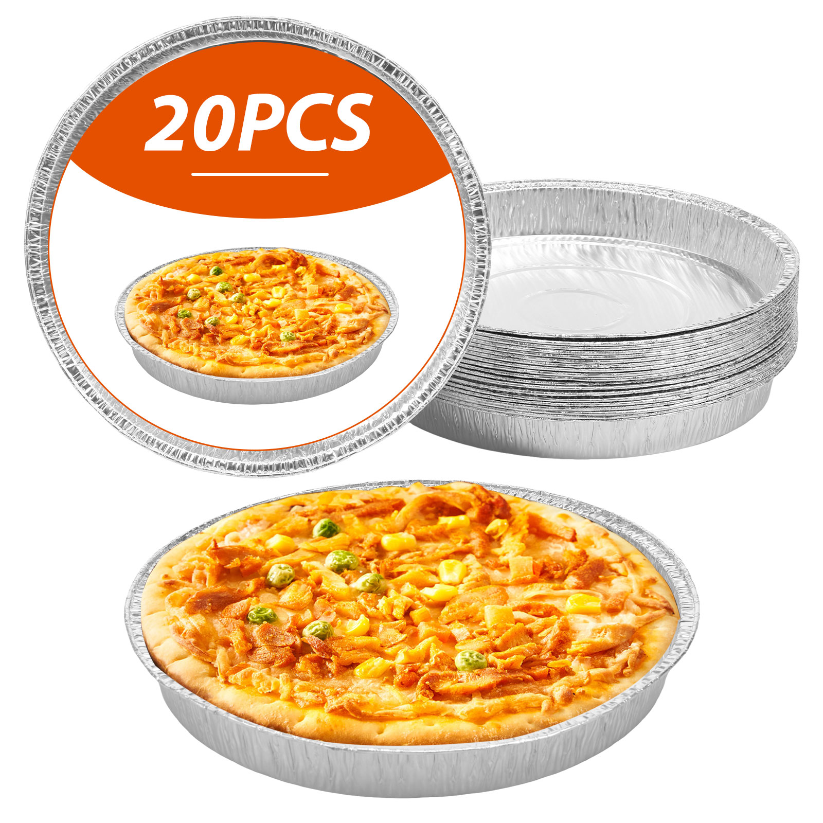 20 piezas de bandejas redondas - Pizza Conveyor Oven reseña y precio