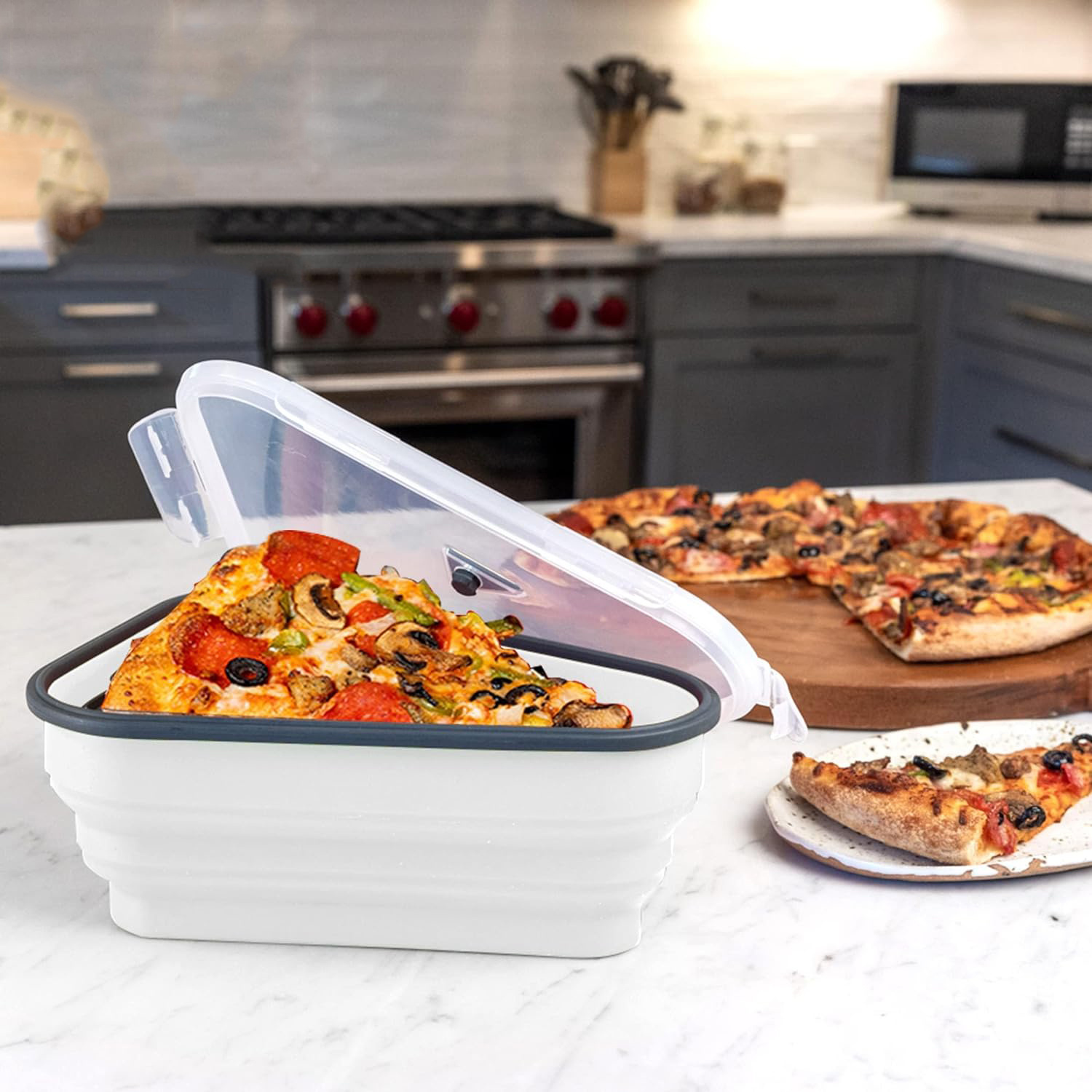 Contenedor de almacenamiento d - Pizza Conveyor Oven reseña y precio