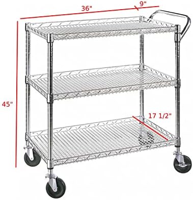 Carrito de Cocina Rodante de 3 - Commercial Kitchen On Wheels reseña y precio