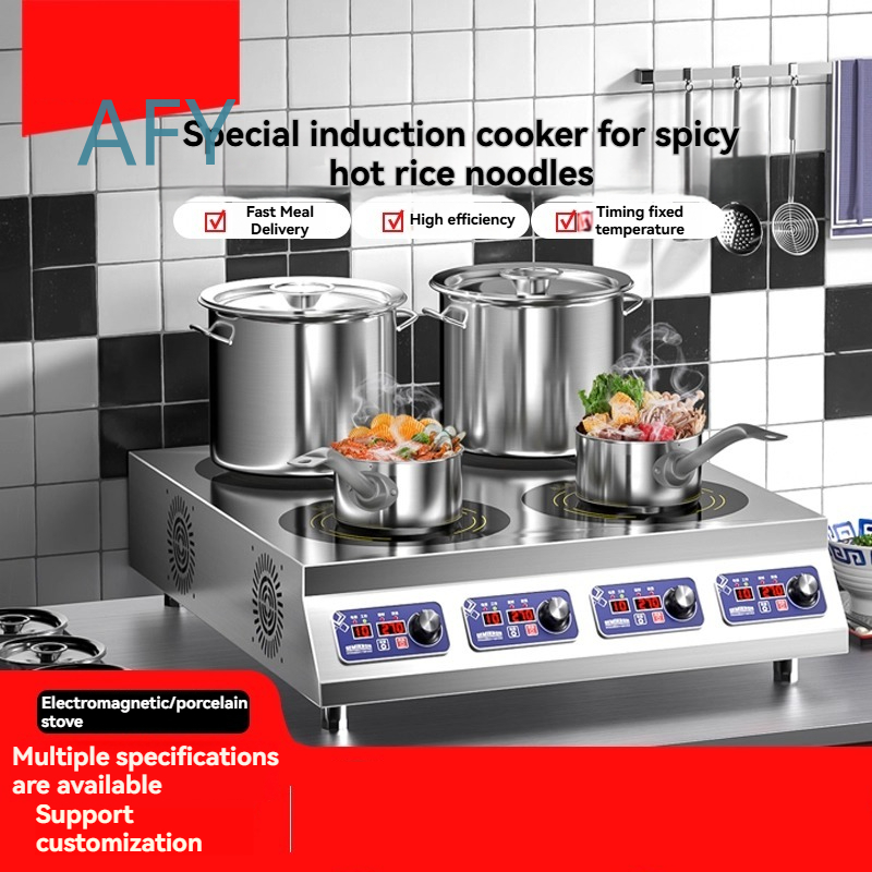 Placa de Inducción de 4 Zonas, - Commercial Kitchen Zones reseña y precio