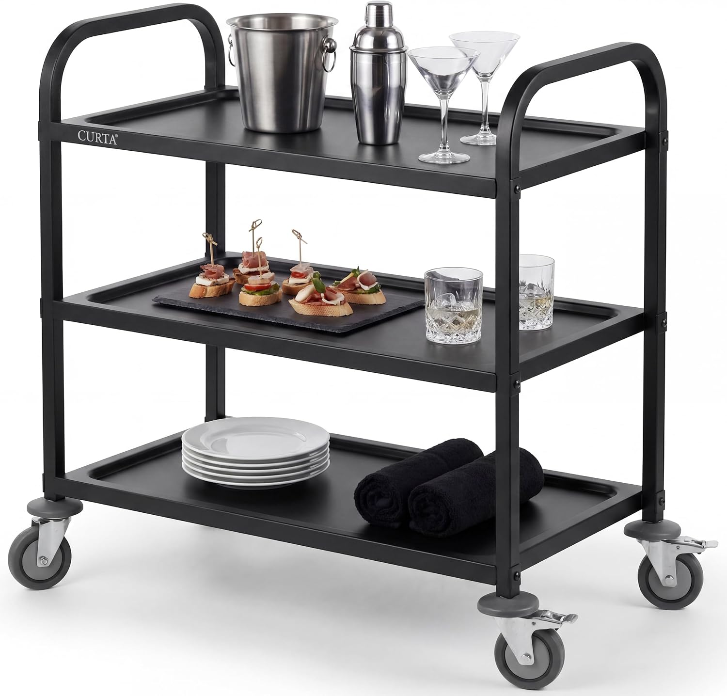Carrito de Servicio de Acero I - Commercial Kitchen On Wheels reseña y precio