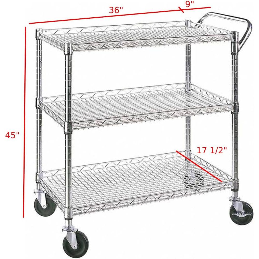 Carrito de Cocina Rodante de 3 - Commercial Kitchen On Wheels reseña y precio