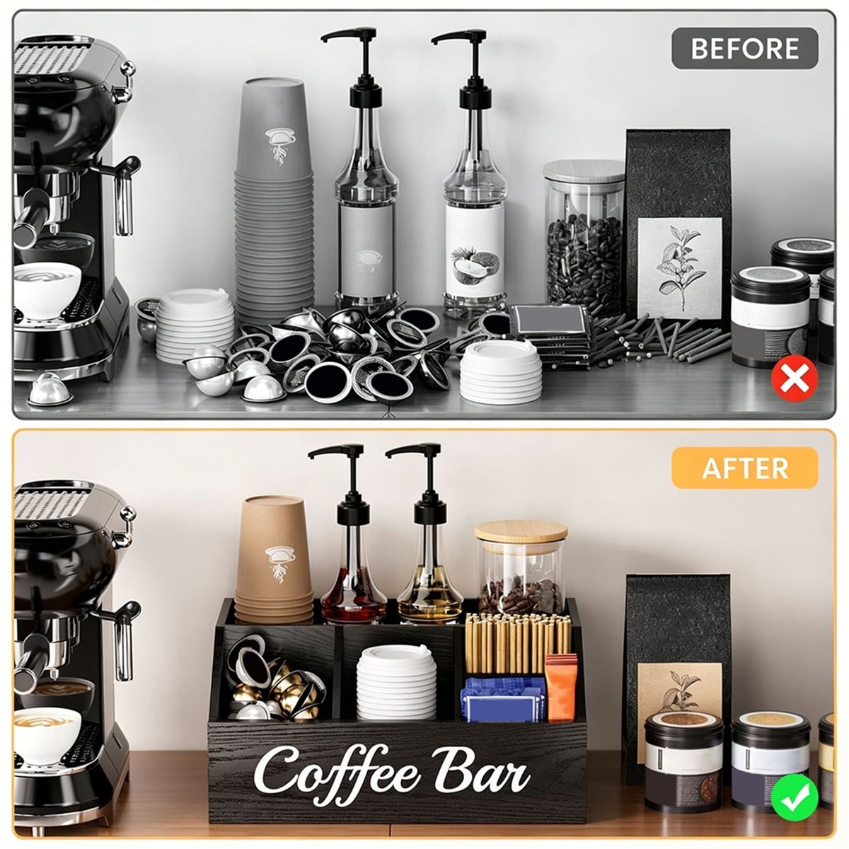 Organizador de Estación de Caf - Commercial Kitchen Manufacturers reseña y precio